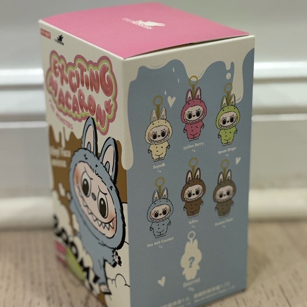 USA NEW Authentic Labubu Monsters Exciting Macaron Sealed Vinyl Face Blind Box - Picture 2 of 3